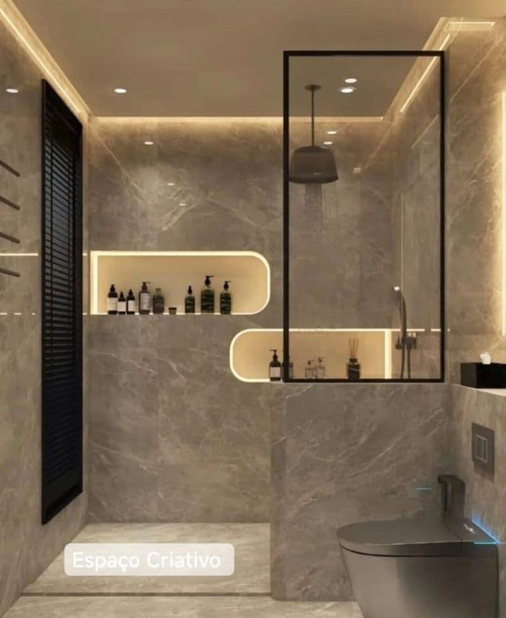 Grey Stone Spa Bathroom
